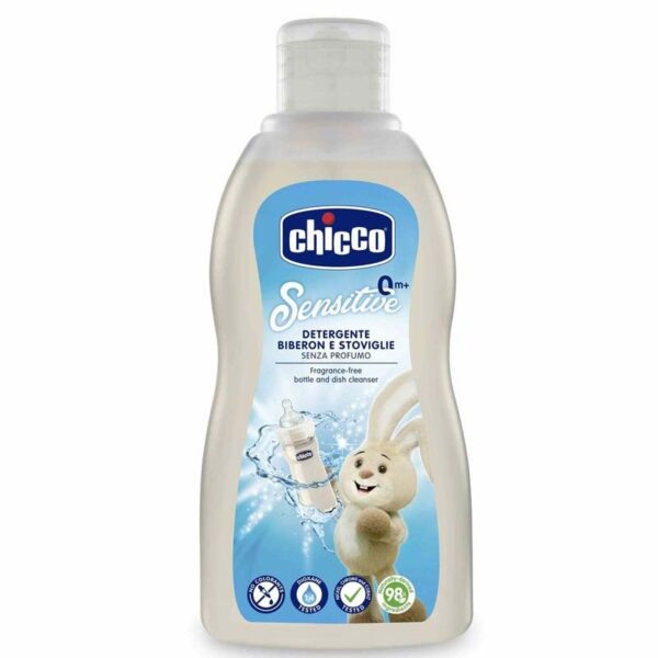 مایع شستشو و استریل شیشه شیر چیکو ۳۰۰ میل chicco