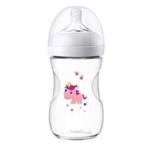 شیشه شیر طلقی نچرال فیلیپس اونت طرح اسب تک شاخ Philips Avent