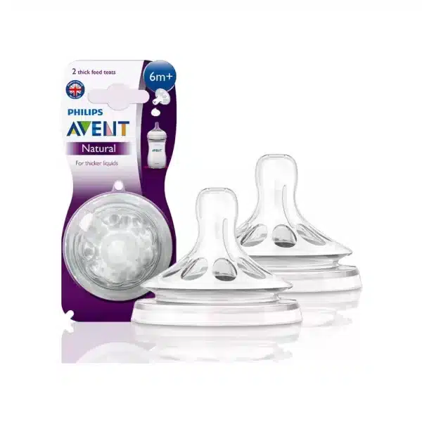 سر شیشه نچرال +6 ماه فیلیپس اونت Philips Avent جریان غلیظ (Ycut)
