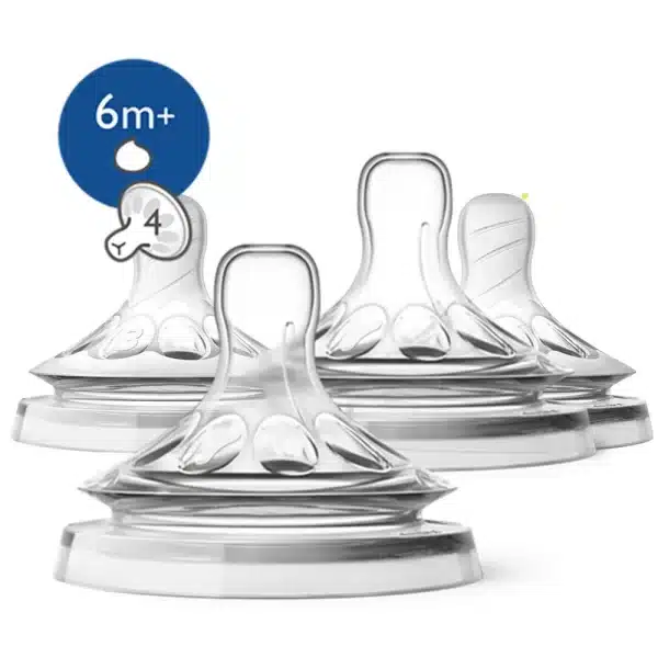 سر شیشه نچرال +6 ماه فیلیپس اونت Philips Avent جریان غلیظ (Ycut) - Image 2