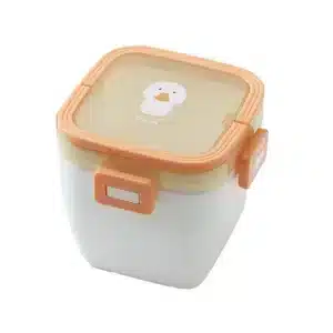 ظرف غذا همراه چنگال 800 میل طرح دار لانچ باکس LUNCH BOX