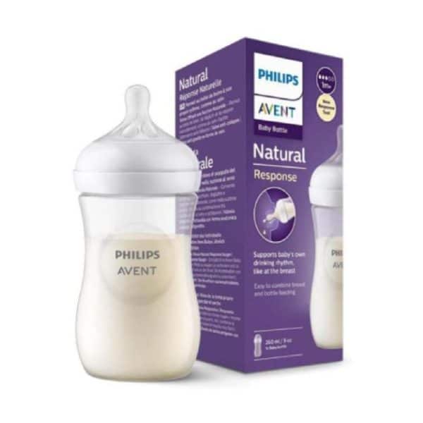 شیشه شیر طلقی نچرال 260 میل فیلیپس اونت Philips Avent