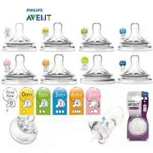 سر شیشه نچرال +0 ماه فیلیپس اونت philips avent بسته دو عددی