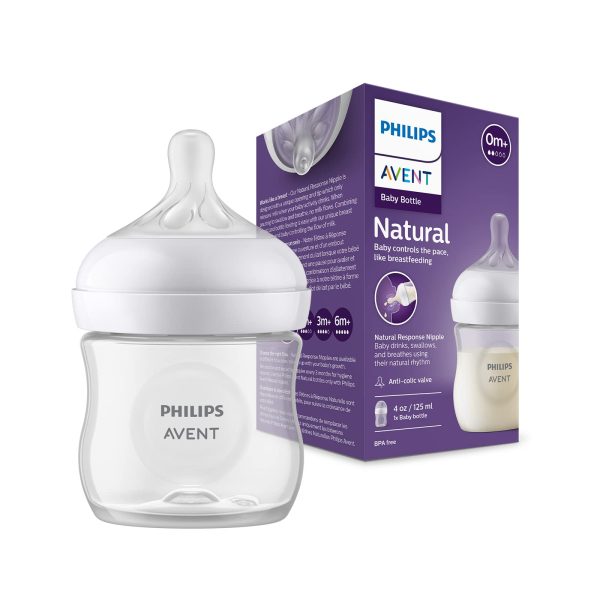 شیشه شیر طلقی 125میل نچرال فیلیپس اونت Philips Avent