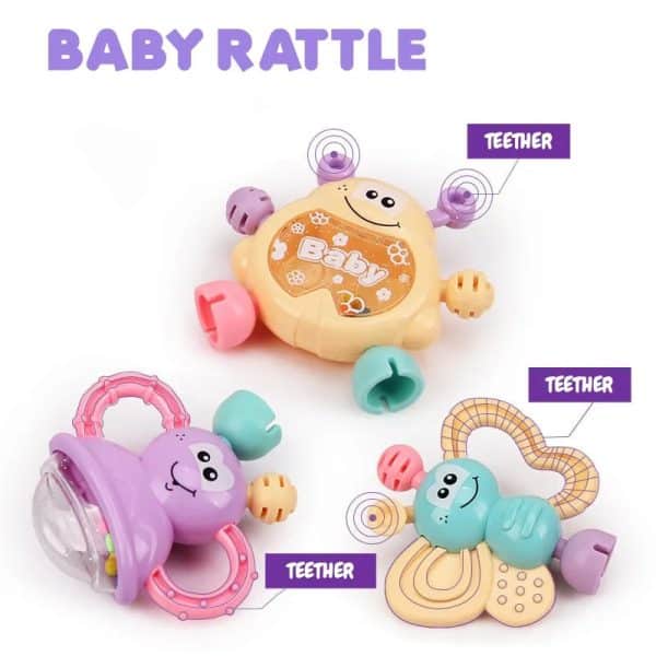 ست جغجغه 5 عددی بیبی راتل Baby Rattle - Image 4