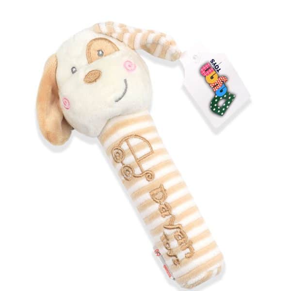 جغجغه سوسیسی نوزاد طرح سگ دایان تویز Dayan toys - Image 3