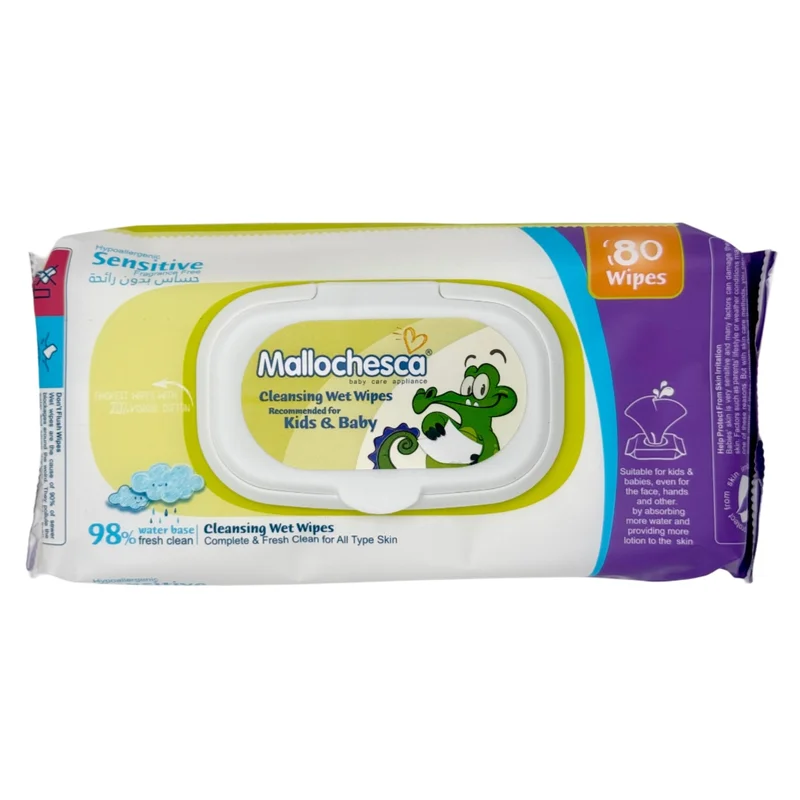 دستمال مرطوب نوزاد بدون حساسیت مالوچسکا Mallochesca - Image 5