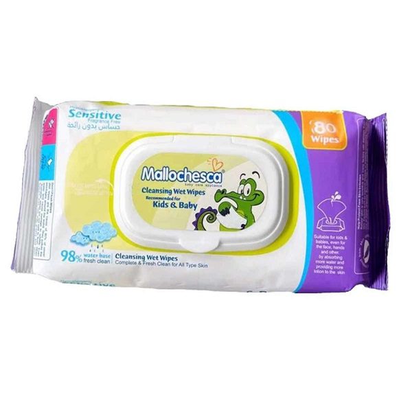 دستمال مرطوب نوزاد بدون حساسیت مالوچسکا Mallochesca