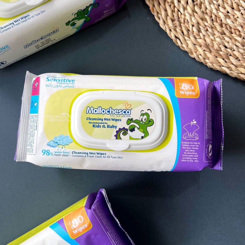 دستمال مرطوب نوزاد بدون حساسیت مالوچسکا Mallochesca - Image 6